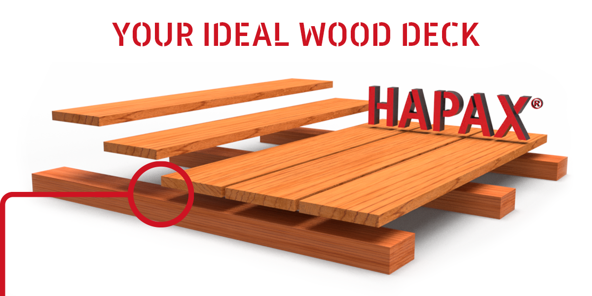 Ideal wood deck